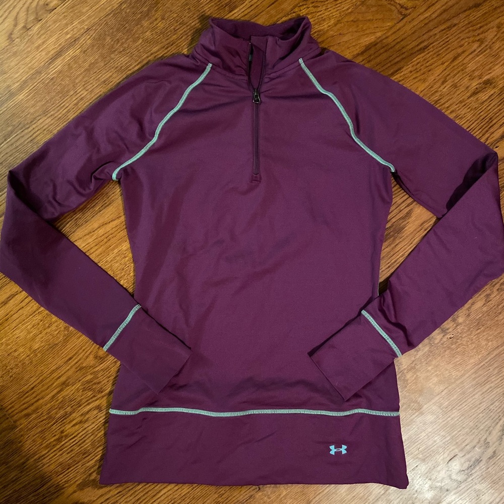 Under armour ladies small half zip